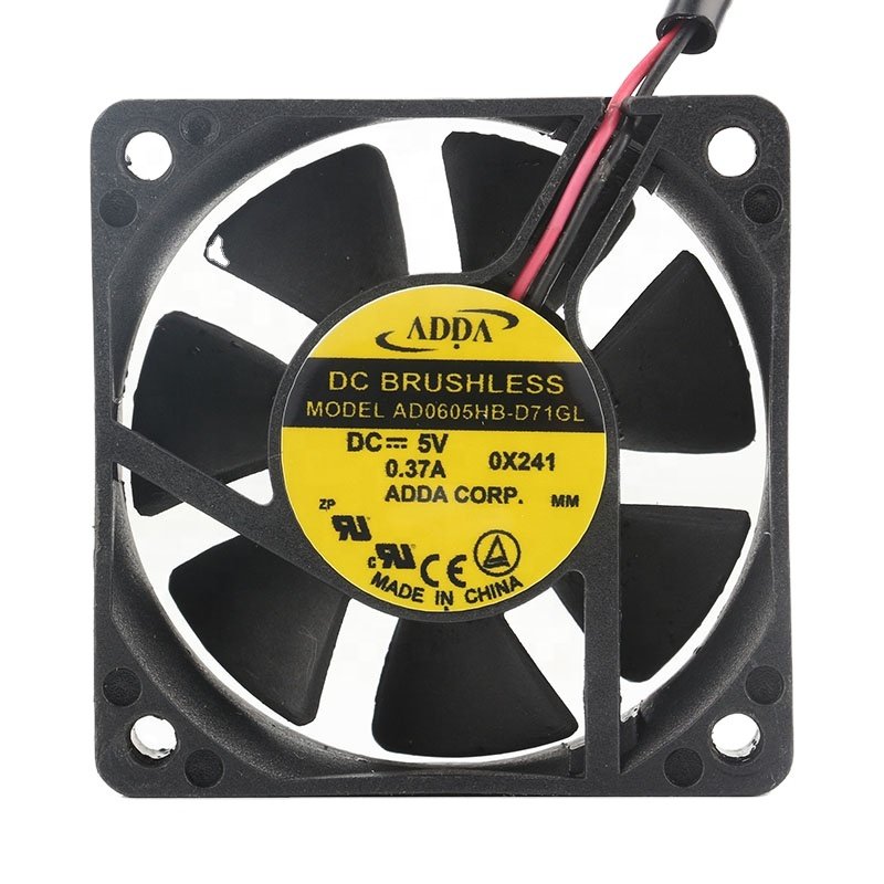 ADDA 12V 24V DC5V 0.37A EC AC 60*60*15MM CM 6015 2-wire High-air Volume Inverter Mute AD0605HB-D71GL Cooling Fan